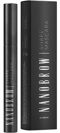 Nanobrow shape mascara: Lítil túpa af maskara með nákvæmum bursta til að móta og skilgreina augabrúnir